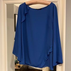 Banana Republic Royal Blue Flowy Blouse